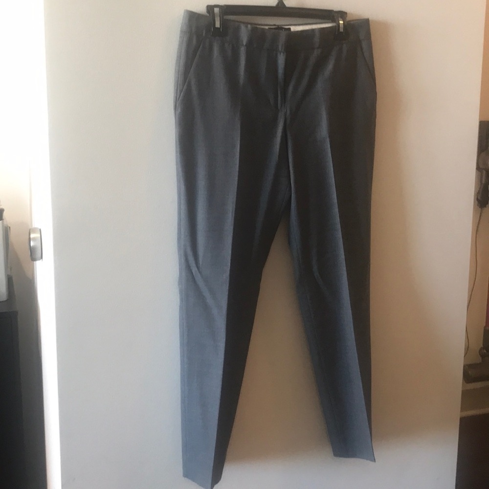 NWT J Crew Dark Grey Slim Pants Size 6